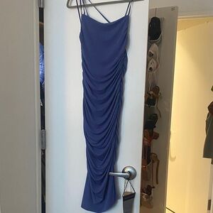 Abercrombie & Fitch Blue body con midi dress